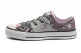 Converse匡威海外版 2012海盗朋克白红黑低帮 女