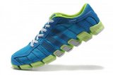 Adidas阿迪毛毛虫跑鞋 2011新款绿蓝 男女