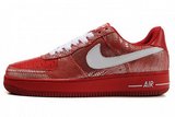 Nike耐克空军板鞋 FROCE 1蜥蜴红色 男女