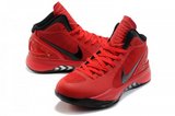 Nike耐克hyperdunk篮球鞋 2012新款格里芬战靴真拉丝红黑 男