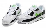 Nike耐克Air max跑鞋 90内增高白黑绿 男