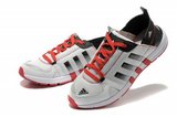 Adidas阿迪户外跑鞋 2012夏季爆款镂空户外白黑红 男