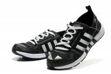 Adidas阿迪户外跑鞋 2012夏季爆款镂空户外黑白 男