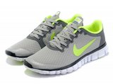 Nike耐克赤足跑鞋 3.0细网灰绿 男女