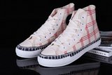 Converse匡威经典帆布 昨日重现米红格高帮 女