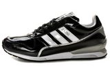 Adidas阿迪三叶草运动跑鞋 2012新款ZX250黑白 男