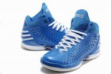 Adidas阿迪罗斯篮球鞋 2012新款轻无敌3代宝蓝 男