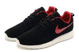 Nike耐克赤足跑鞋 2012新款roshe run反毛皮白红 男