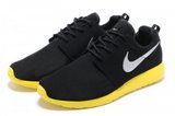 Nike耐克赤足跑鞋 2012新款roshe run反毛皮黄白 男