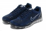 Nike耐克赤足跑鞋 2012新款FREE TR FIT反毛皮深蓝 男