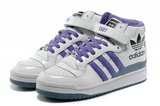 潮流板鞋 联名鞋adiColor Mens FORUM LO白紫 G12401 男女