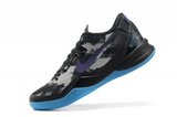 科比8代篮球鞋 2013新款黑灰月紫 555035-009 男