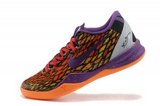 科比8代篮球鞋 2013新款火红紫橙 555035-033 男