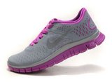 赤足跑鞋 2013 FREE 4.0 V2灰紫 511527-500 女