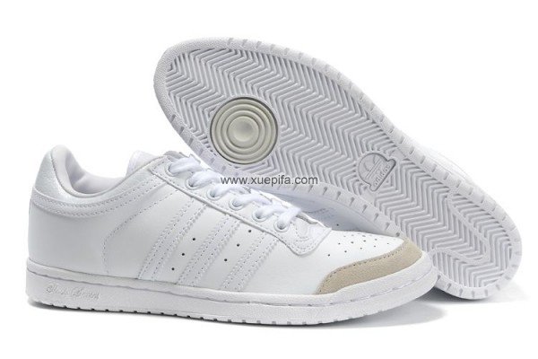 Adidas阿迪三叶草女子轻跑鞋 2010新款全白 女