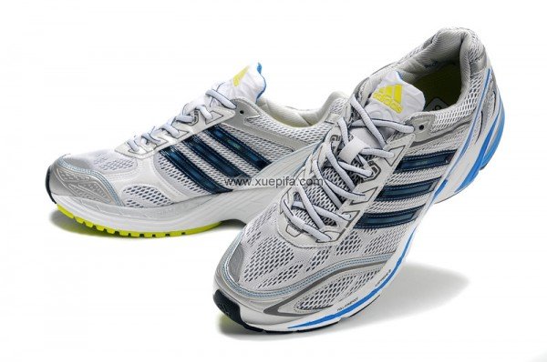 Adidas阿迪三叶草清风跑步鞋 2010新款snova glide 2m灰蓝 男