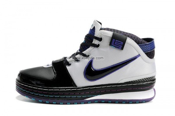 Nike耐克詹姆斯篮球鞋 6代战靴白黑紫 男