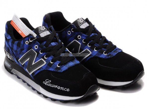 NewBalance新百伦576跑步鞋 蓝格子布 男