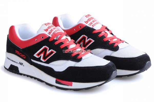 NewBalance新百伦1500跑步鞋 白黑红 情侣