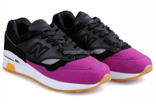 NewBalance新百伦1500跑步鞋 黒紫色 情侣