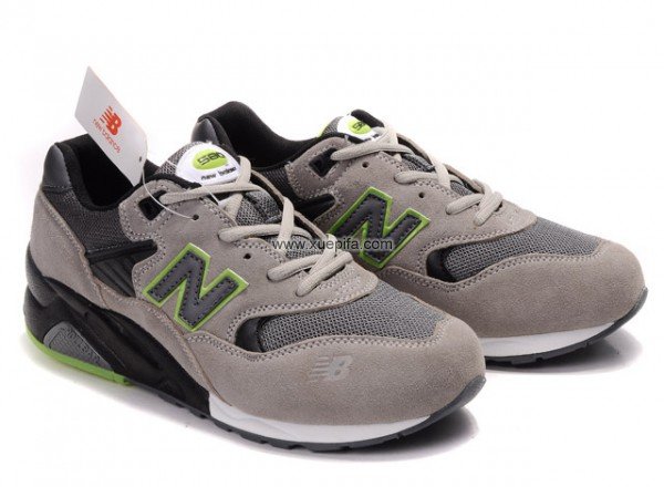 NewBalance新百伦580跑步鞋 灰绿色 男