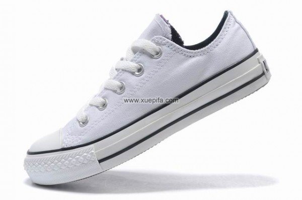 Converse匡威双舌系列 2011新款白色低帮 女