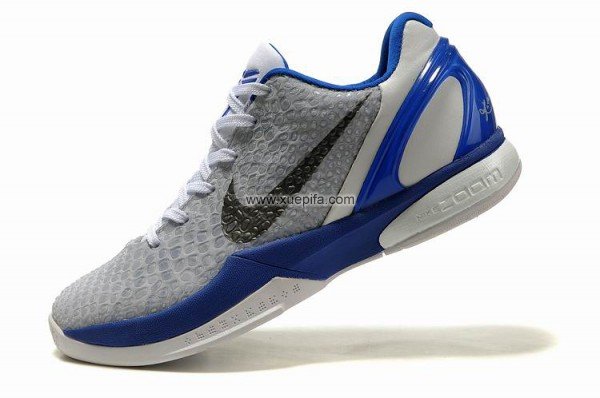 Nike耐克科比6代篮球鞋 2011新款灰黑蓝 男