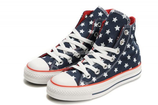 Converse匡威经典帆布 2011新款星星高帮 情侣