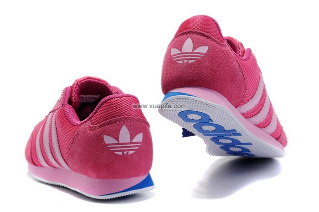 Adidas阿迪三叶草运动跑鞋 粉红色 女