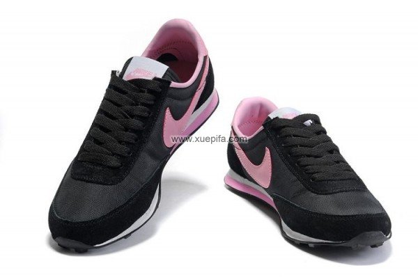 Nike耐克轻跑鞋 2011新款elite si复古黑粉 女