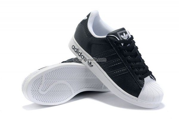 Adidas阿迪三叶草潮流板鞋 2011新款sc黑白 情侣
