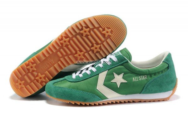 匡威休闲鞋 2011新款复古绿色 情侣