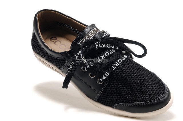 爱步网布鞋 黑色 男