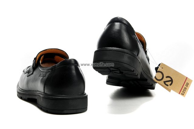 爱步皮鞋 黑 男