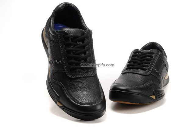 其乐皮鞋 感叹号二代黑色 男