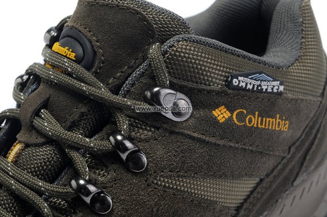 哥伦比亚登山鞋 绿色 情侣