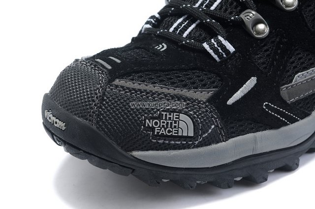 北脸网布登山鞋 清风透气黑白色 男