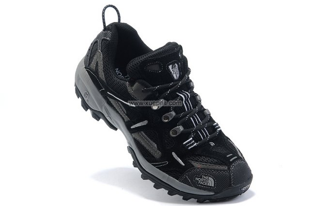 北脸网布登山鞋 清风透气黑白色 男