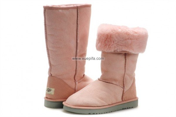 Ugg雪地靴高筒靴 5815新款粉红色 女