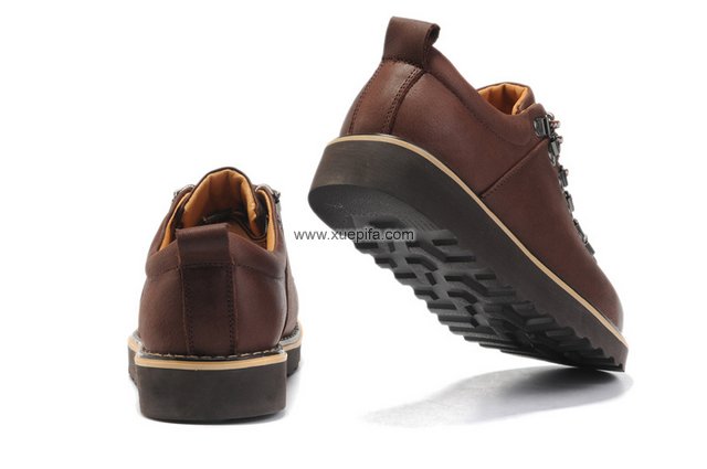 骆驼皮鞋 头层皮棕色 男