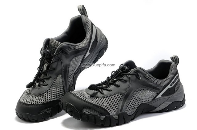 哥伦比亚溯溪鞋 网布深灰黑 男