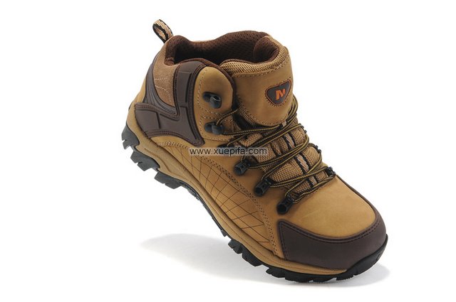 迈乐登山靴 全牛皮全防水驼色 男