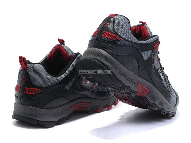 哥伦比亚登山鞋 2011新款灰红色 男