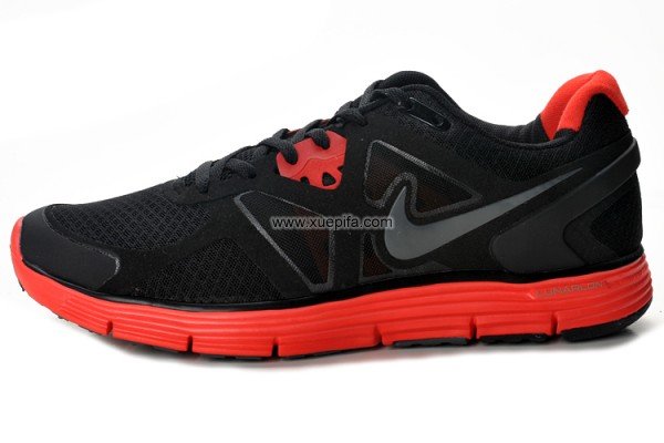 Nike耐克登月跑鞋 3代刘翔签名黑红 男