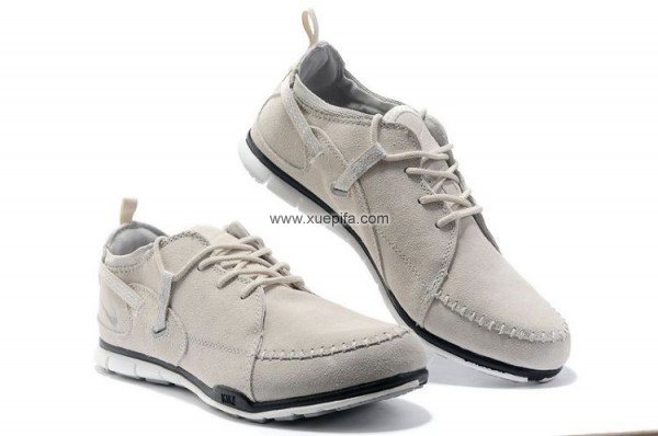 Nike耐克陈冠希潮流鞋 2012新款热销超轻跑步鞋灰白色 男女