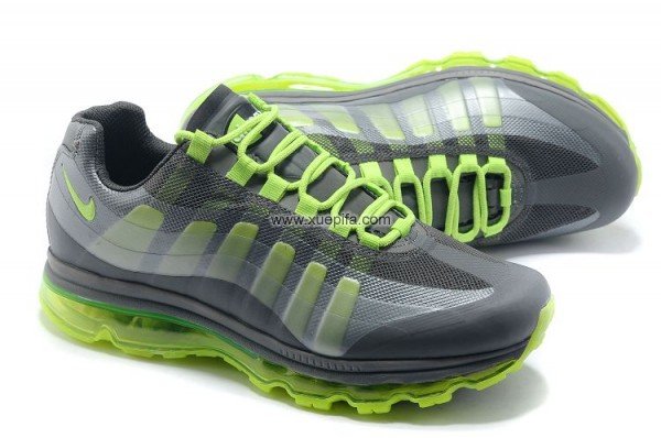 Nike耐克Air max跑鞋 2012新款95深灰绿 男女