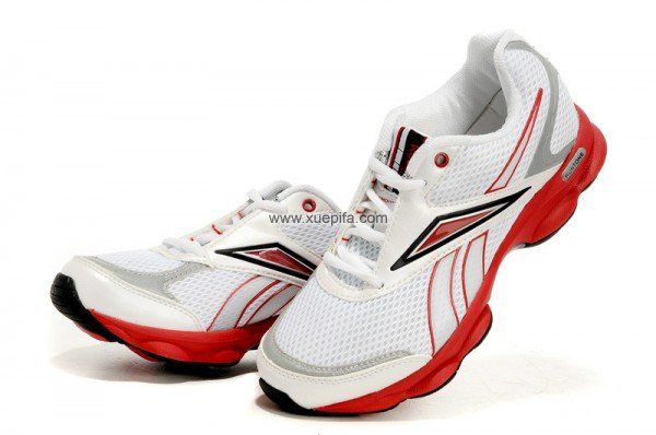 Reebok锐步runtone 2012新款8029跑步鞋白红色 女