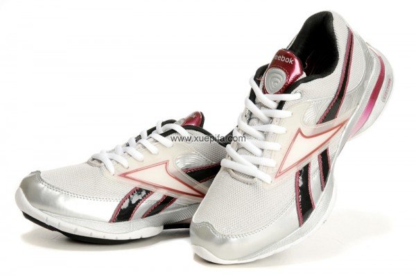 Reebok锐步easytone 2012新款8026跑步鞋银洒红黑色 女