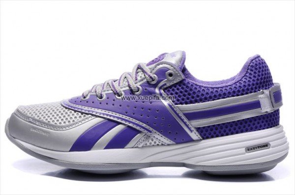 Reebok锐步easytone 2012新款920跑步鞋银紫色 女