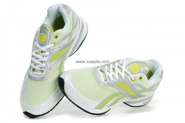 Reebok锐步easytone 2012新款1010跑步鞋白荧光绿色 女